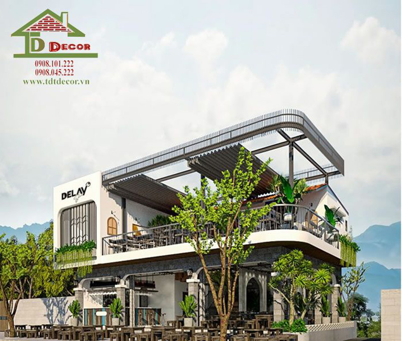 thiết kế cửa hàng 2 mặt tiền