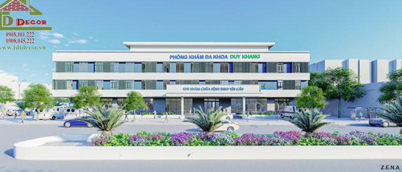 thiết kế phòng khám đa khoa