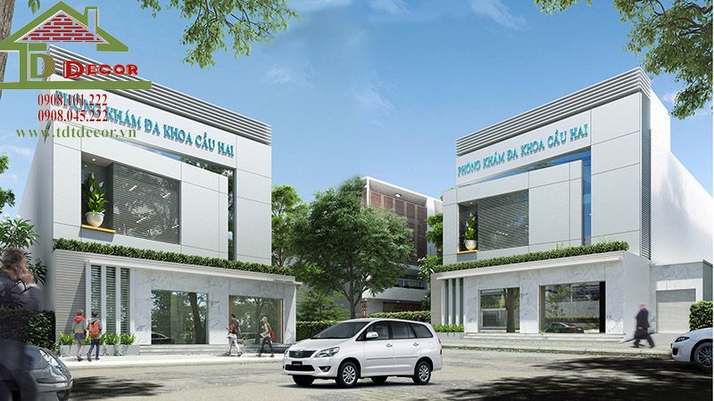 thiết kế phòng khám đa khoa