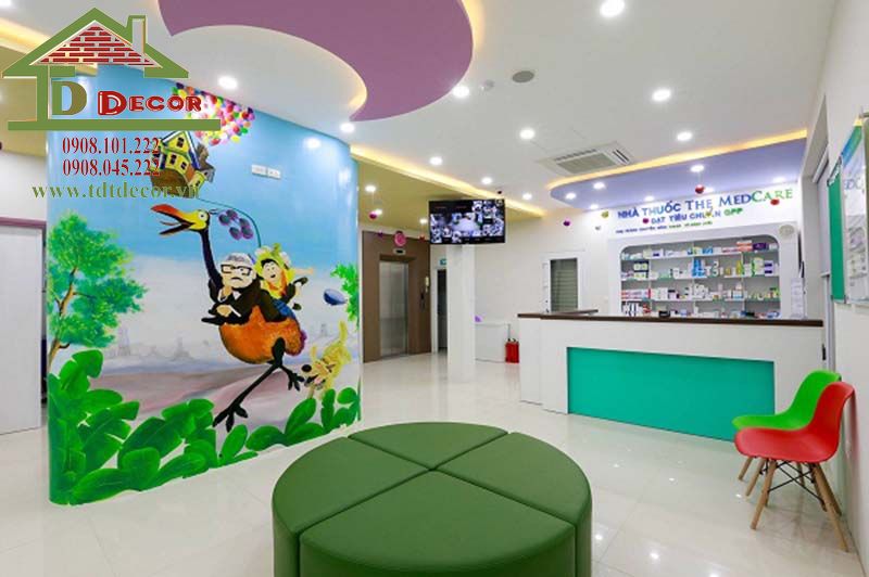 thiết kế phòng khám nhi