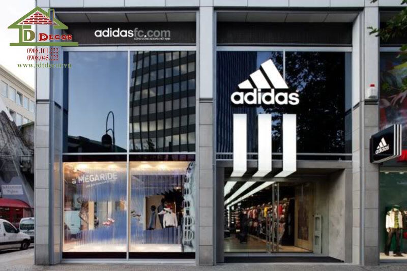 Thiết kế cửa hàng adidas