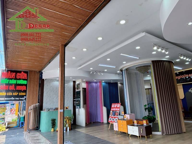 thiết kế showroom rèm