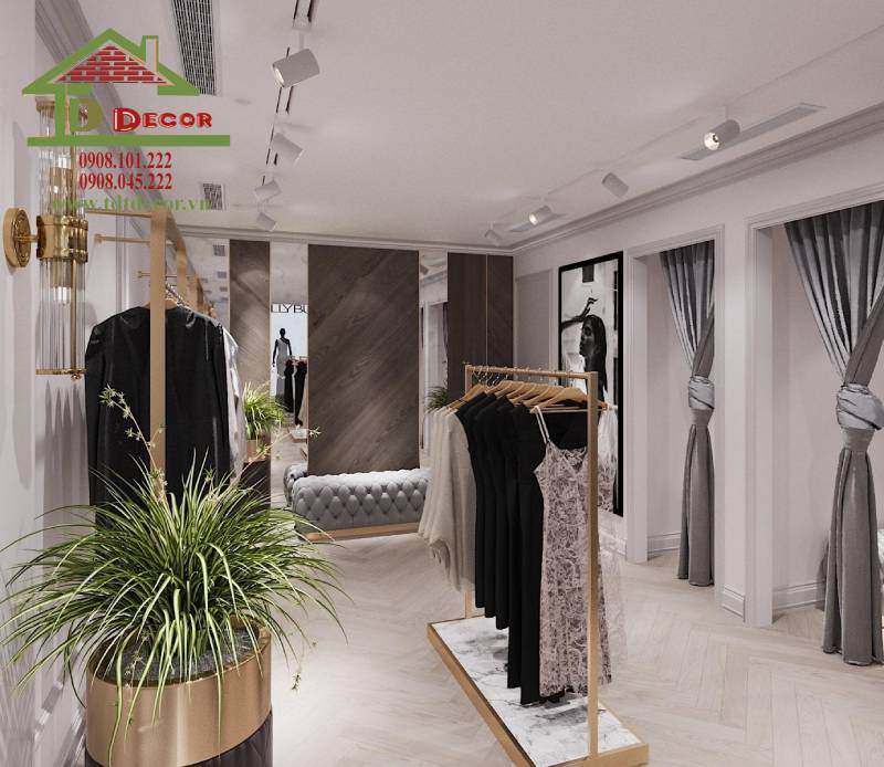 thiết kế showroom rèm