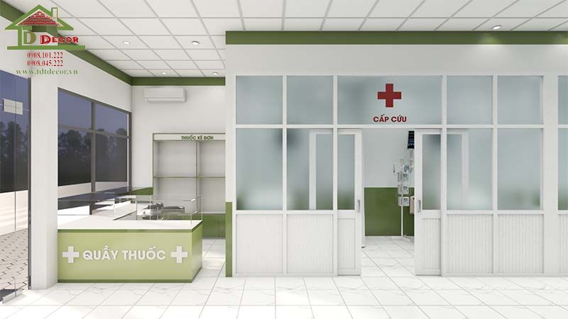Thiết kế phòng khám đa khoa Bác Sĩ Nguyên tại Đồng Nai